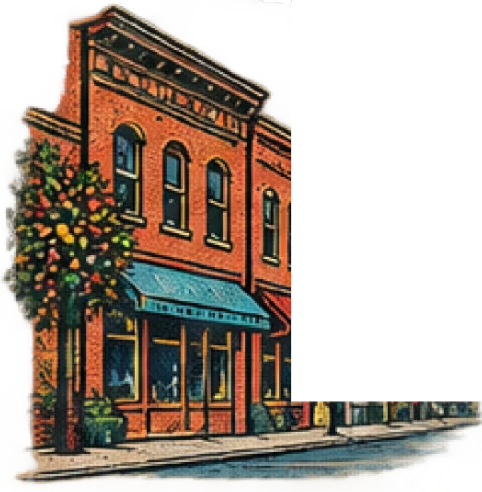Main Street storefronts